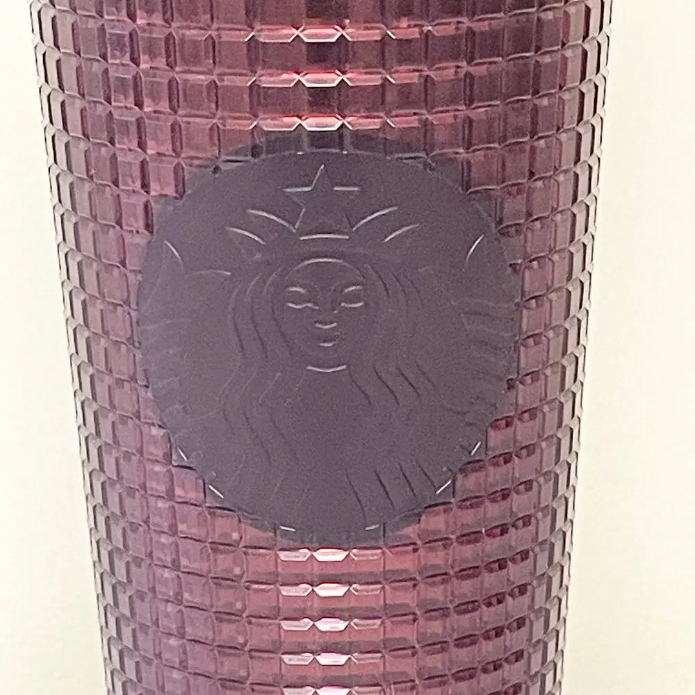 Starbucks Berry Plum Disco Grid Tumbler 24oz Venti